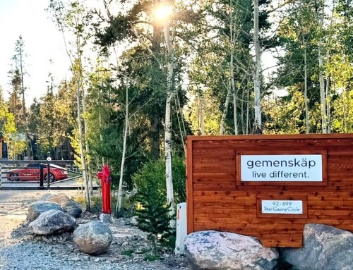 Gemenskäp Tiny Home Community in Fariplay, CO